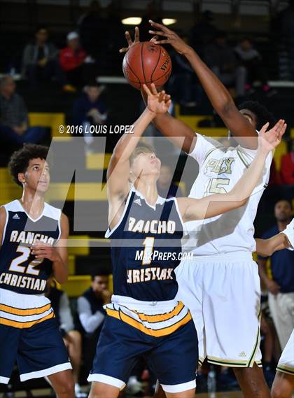Thumbnail 3 in Long Beach Poly vs. Rancho Christian (The Classic at Damien) photogallery.