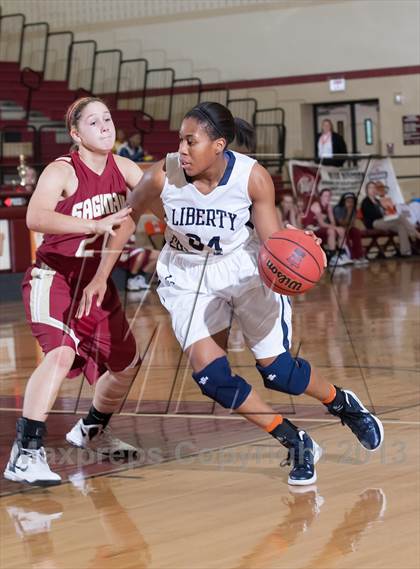 Thumbnail 2 in Liberty Christian @ Saginaw (Whataburger Tournament) photogallery.
