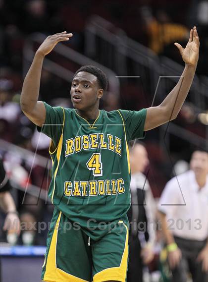 Thumbnail 1 in Roselle Catholic vs. Gill St. Bernard's (Newark National Invitational) photogallery.