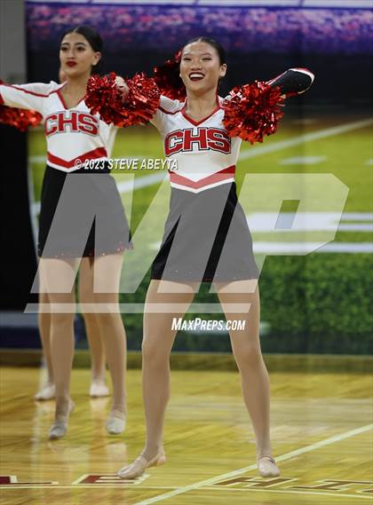Thumbnail 3 in Pueblo Centennial CHSAA Spirit Poms photogallery.