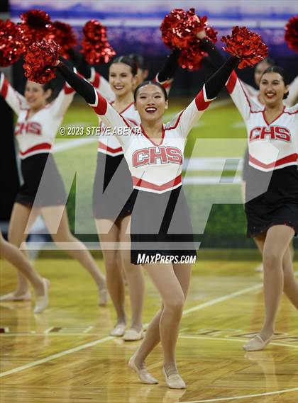 Thumbnail 3 in Pueblo Centennial CHSAA Spirit Poms photogallery.