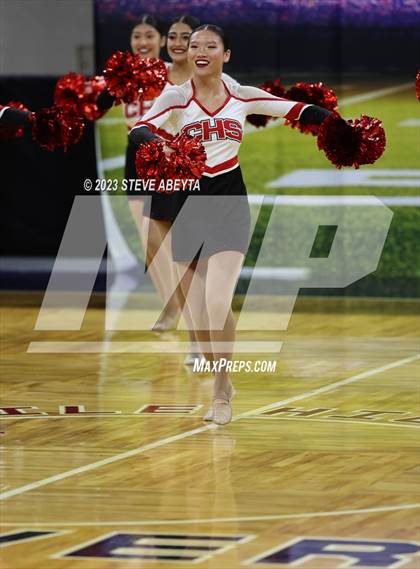 Thumbnail 2 in Pueblo Centennial CHSAA Spirit Poms photogallery.