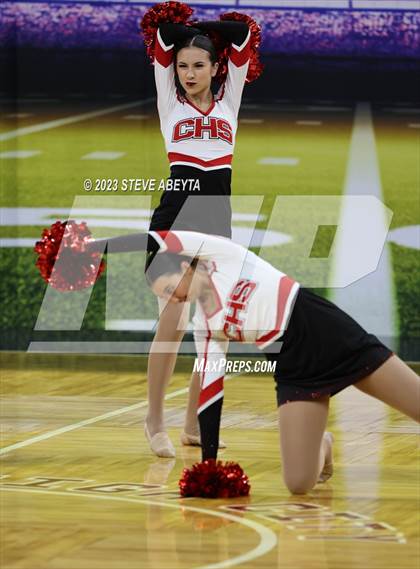 Thumbnail 1 in Pueblo Centennial CHSAA Spirit Poms photogallery.
