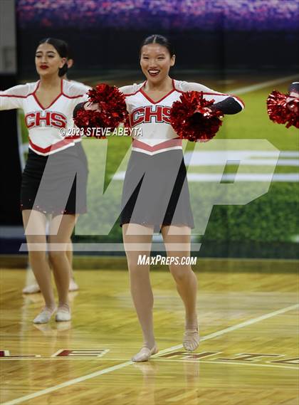 Thumbnail 1 in Pueblo Centennial CHSAA Spirit Poms photogallery.