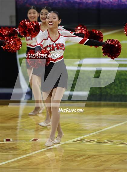 Thumbnail 3 in Pueblo Centennial CHSAA Spirit Poms photogallery.