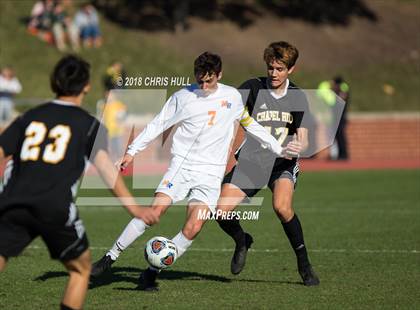 Thumbnail 1 in Chapel Hill vs. Marvin Ridge (NCHSAA 3A Championship) photogallery.
