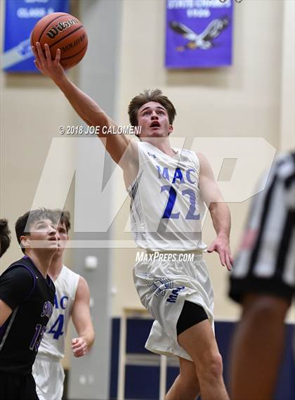 Thumbnail 3 in Saint Mary's Hall vs MacArthur [Douglas] (SAISD Basketball Tournament) photogallery.