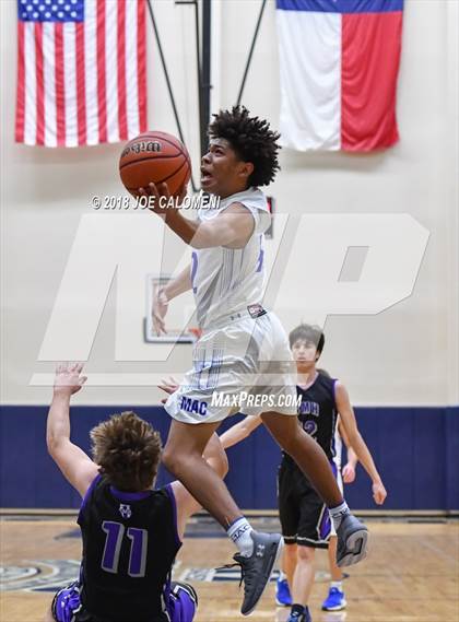 Thumbnail 1 in Saint Mary's Hall vs MacArthur [Douglas] (SAISD Basketball Tournament) photogallery.