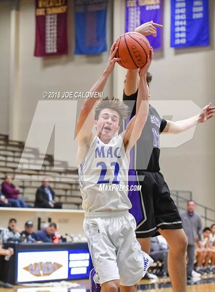 Thumbnail 3 in Saint Mary's Hall vs MacArthur [Douglas] (SAISD Basketball Tournament) photogallery.