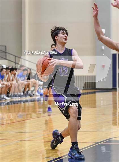 Thumbnail 1 in Saint Mary's Hall vs MacArthur [Douglas] (SAISD Basketball Tournament) photogallery.