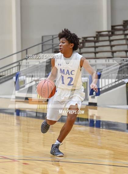 Thumbnail 3 in Saint Mary's Hall vs MacArthur [Douglas] (SAISD Basketball Tournament) photogallery.