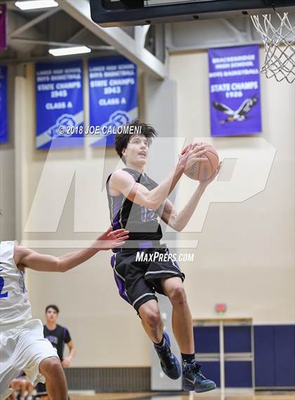 Thumbnail 3 in Saint Mary's Hall vs MacArthur [Douglas] (SAISD Basketball Tournament) photogallery.