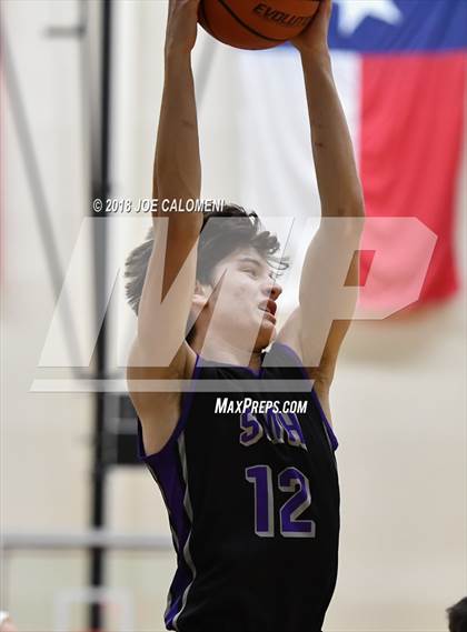 Thumbnail 1 in Saint Mary's Hall vs MacArthur [Douglas] (SAISD Basketball Tournament) photogallery.