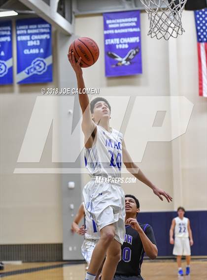 Thumbnail 3 in Saint Mary's Hall vs MacArthur [Douglas] (SAISD Basketball Tournament) photogallery.