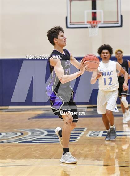 Thumbnail 1 in Saint Mary's Hall vs MacArthur [Douglas] (SAISD Basketball Tournament) photogallery.