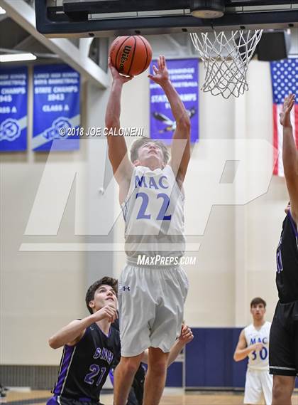 Thumbnail 1 in Saint Mary's Hall vs MacArthur [Douglas] (SAISD Basketball Tournament) photogallery.