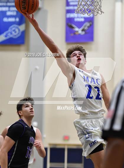 Thumbnail 1 in Saint Mary's Hall vs MacArthur [Douglas] (SAISD Basketball Tournament) photogallery.