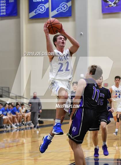Thumbnail 3 in Saint Mary's Hall vs MacArthur [Douglas] (SAISD Basketball Tournament) photogallery.