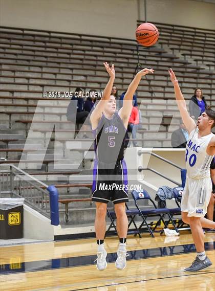 Thumbnail 3 in Saint Mary's Hall vs MacArthur [Douglas] (SAISD Basketball Tournament) photogallery.