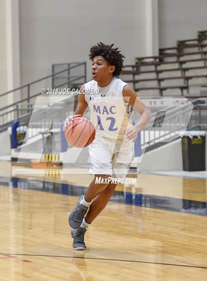 Thumbnail 1 in Saint Mary's Hall vs MacArthur [Douglas] (SAISD Basketball Tournament) photogallery.