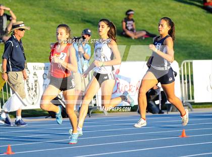 Thumbnail 1 in CIF State Track and Field Championships (Girls 800m Prelims) photogallery.