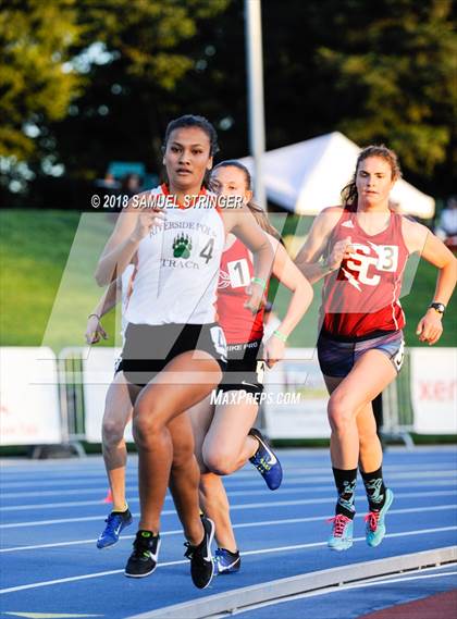 Thumbnail 1 in CIF State Track and Field Championships (Girls 800m Prelims) photogallery.