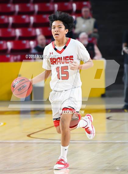 Thumbnail 3 in Chinle vs. San Carlos - Native American Basketball Classic photogallery.