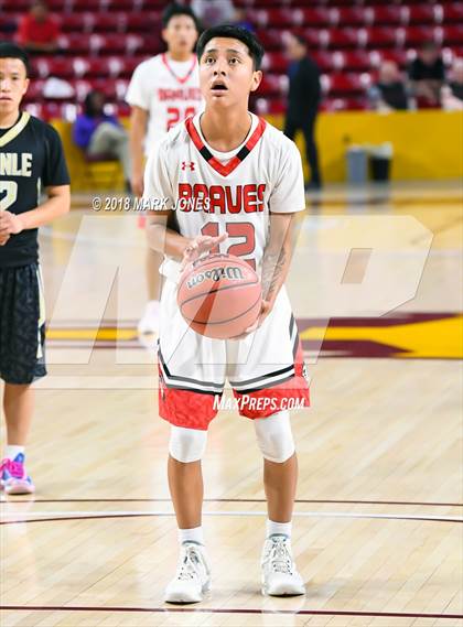 Thumbnail 2 in Chinle vs. San Carlos - Native American Basketball Classic photogallery.