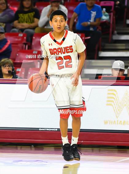 Thumbnail 2 in Chinle vs. San Carlos - Native American Basketball Classic photogallery.