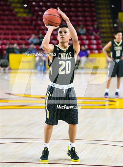 Thumbnail 1 in Chinle vs. San Carlos - Native American Basketball Classic photogallery.