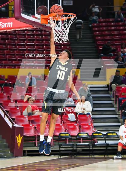 Thumbnail 2 in Chinle vs. San Carlos - Native American Basketball Classic photogallery.