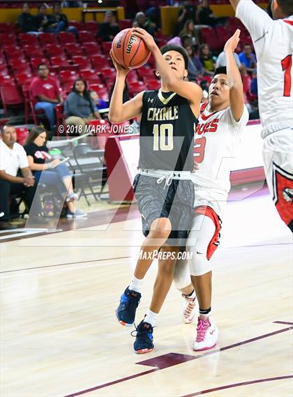 Thumbnail 2 in Chinle vs. San Carlos - Native American Basketball Classic photogallery.