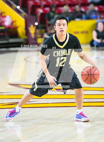 Thumbnail 1 in Chinle vs. San Carlos - Native American Basketball Classic photogallery.