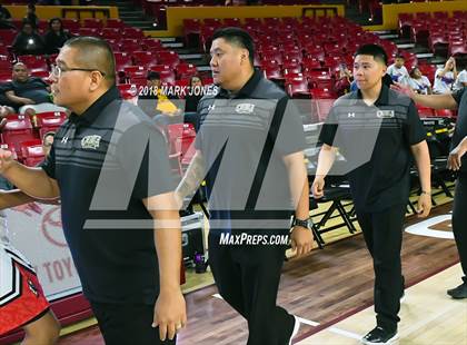 Thumbnail 3 in Chinle vs. San Carlos - Native American Basketball Classic photogallery.