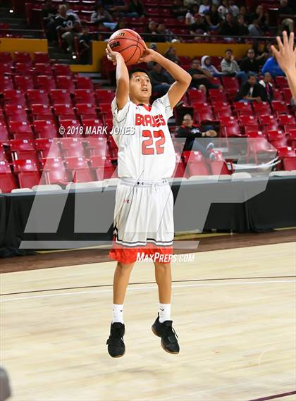 Thumbnail 3 in Chinle vs. San Carlos - Native American Basketball Classic photogallery.
