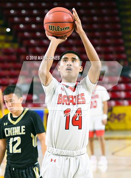 Thumbnail 1 in Chinle vs. San Carlos - Native American Basketball Classic photogallery.