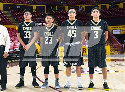 Thumbnail 1 in Chinle vs. San Carlos - Native American Basketball Classic photogallery.