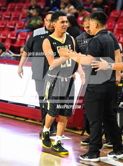 Thumbnail 1 in Chinle vs. San Carlos - Native American Basketball Classic photogallery.
