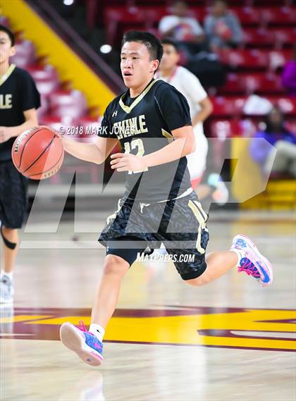 Thumbnail 2 in Chinle vs. San Carlos - Native American Basketball Classic photogallery.