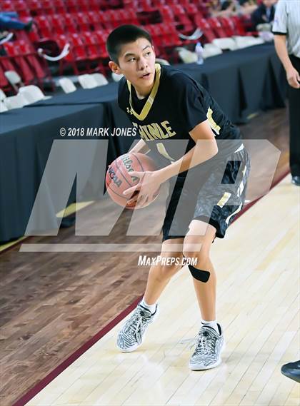 Thumbnail 1 in Chinle vs. San Carlos - Native American Basketball Classic photogallery.