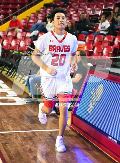 Thumbnail 2 in Chinle vs. San Carlos - Native American Basketball Classic photogallery.