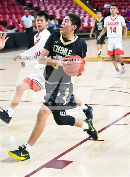 Thumbnail 2 in Chinle vs. San Carlos - Native American Basketball Classic photogallery.