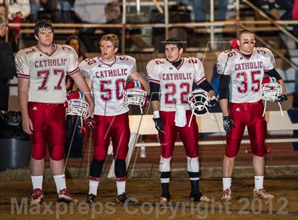 Thumbnail 3 in Charlotte Catholic vs. Statesville (NCHSAA 3AA West Final) photogallery.