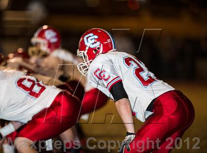Thumbnail 3 in Charlotte Catholic vs. Statesville (NCHSAA 3AA West Final) photogallery.