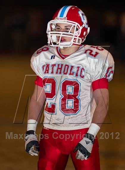 Thumbnail 3 in Charlotte Catholic vs. Statesville (NCHSAA 3AA West Final) photogallery.