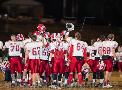 Thumbnail 3 in Charlotte Catholic vs. Statesville (NCHSAA 3AA West Final) photogallery.