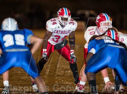 Thumbnail 2 in Charlotte Catholic vs. Statesville (NCHSAA 3AA West Final) photogallery.