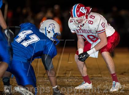 Thumbnail 2 in Charlotte Catholic vs. Statesville (NCHSAA 3AA West Final) photogallery.
