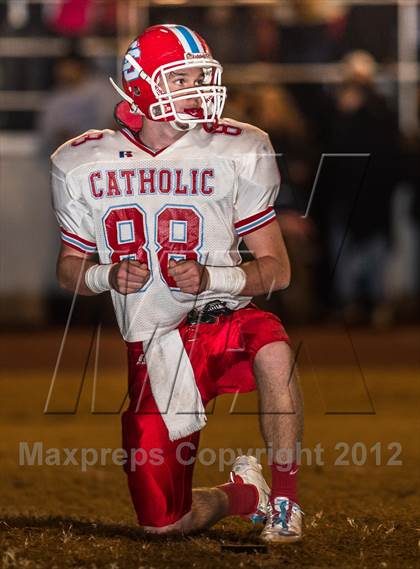 Thumbnail 3 in Charlotte Catholic vs. Statesville (NCHSAA 3AA West Final) photogallery.