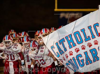 Thumbnail 2 in Charlotte Catholic vs. Statesville (NCHSAA 3AA West Final) photogallery.